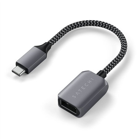Satechi USB-C to USB 3.0 cable adapter space gray
