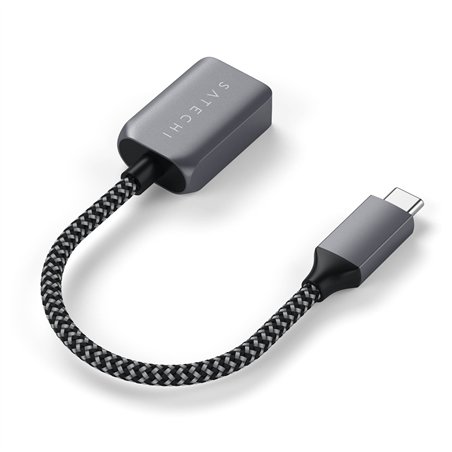 Satechi USB-C to USB 3.0 cable adapter space gray