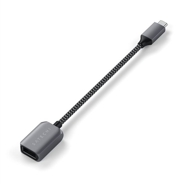 Satechi USB-C to USB 3.0 cable adapter space gray