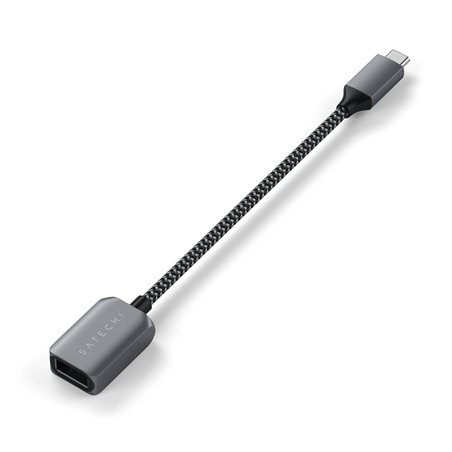 Satechi USB-C to USB 3.0 cable adapter space gray
