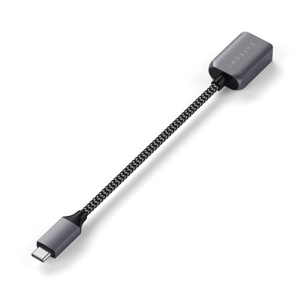 Satechi USB-C to USB 3.0 cable adapter space gray