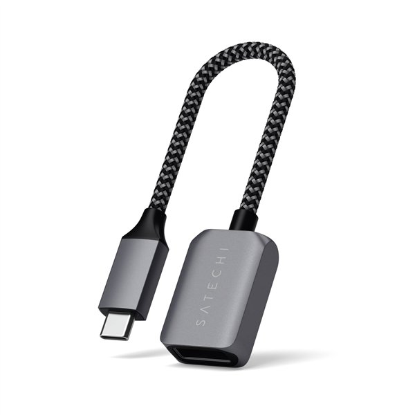 Satechi USB-C to USB 3.0 cable adapter space gray