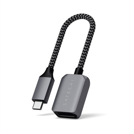 Satechi USB-C to USB 3.0 cable adapter space gray