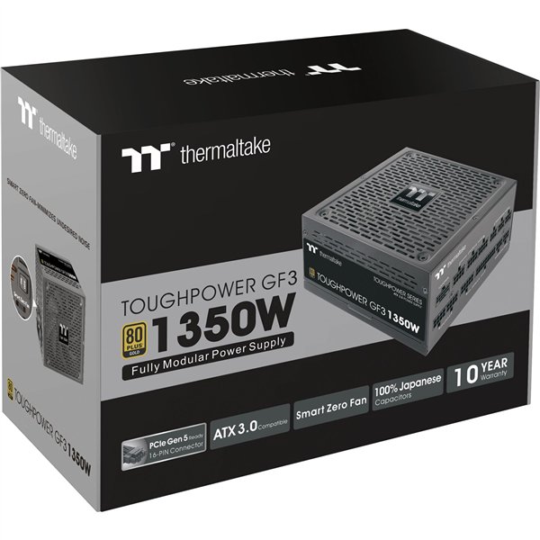 Thermaltake Toughpower GF3 1350W 80+ oro ARGB per nuovo Gen GPU