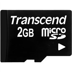 Transcend microSD 2GB + Adattatore SD