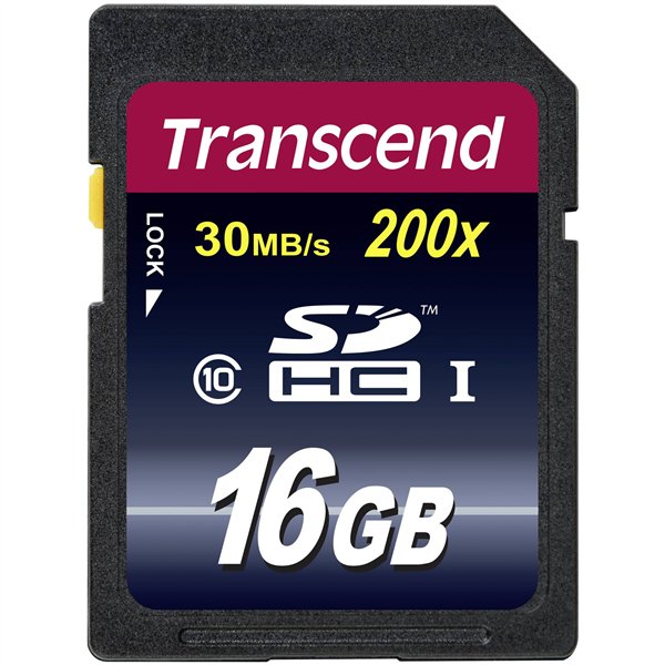 Transcend SDHC 16GB Class 10