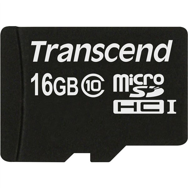 Transcend microSDHC 16GB Class 10 + Adattatore SD