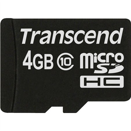 Transcend microSDHC 4GB Class 10