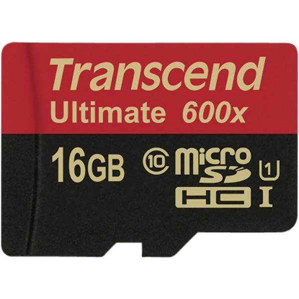 Transcend microSDHC 16GB Class 10 UHS-I MLC 600x + Adattat.SD