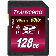 Transcend SDXC 128GB Class10 UHS-I 600x Ultimate