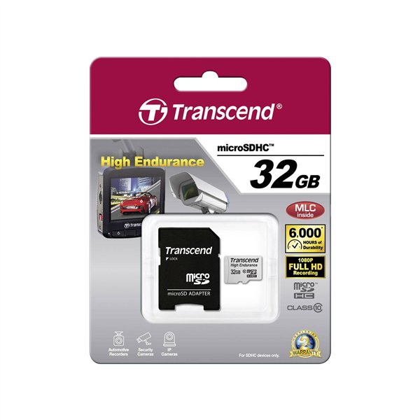 Transcend microSDHC 32GB Class 10 MLC High Endurance