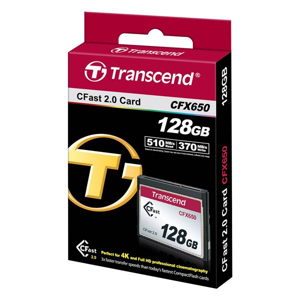 Transcend CFast 2.0 CFX650 128GB