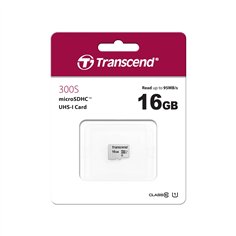 Transcend microSDHC 300S    16GB Class 10 UHS-I U1 2