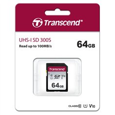 Transcend SDXC 300S         64GB Class 10 UHS-I U1 2