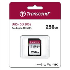 Transcend SDXC 300S        256GB Class 10 UHS-I U3 V30 2