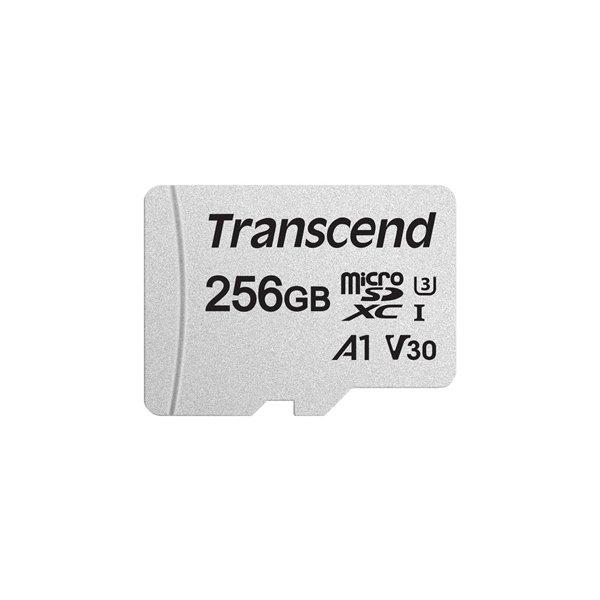 Transcend microSDXC 300S-A 256GB Class 10 UHS-I U3 V30 A1