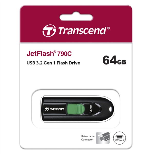 Transcend JetFlash 790      64GB USB 3.2 tipo C