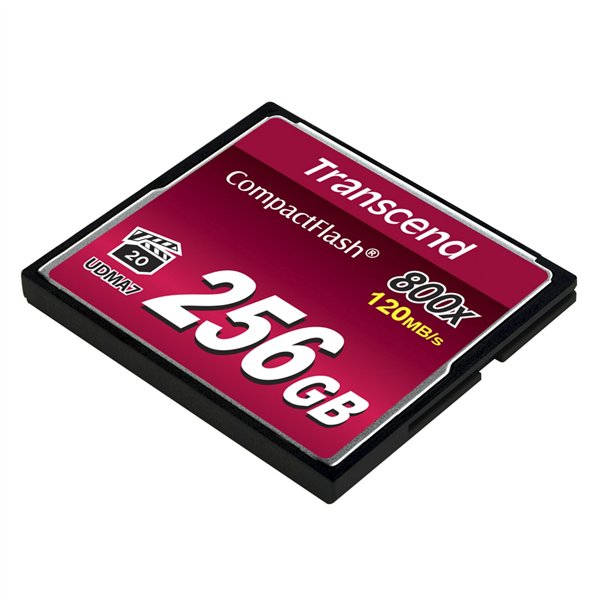 Transcend Compact Flash 256GB 800x