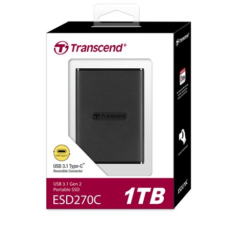 Transcend SSD ESD270C        1TB USB-C USB 3.1 Gen 2