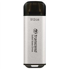 Transcend SSD ESD300S      512GB USB-C argento
