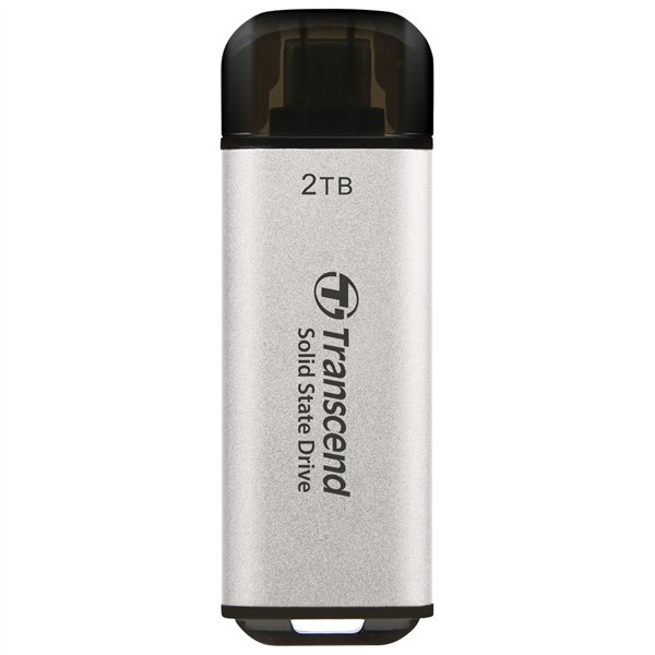 Transcend SSD ESD300S        2TB USB-C argento
