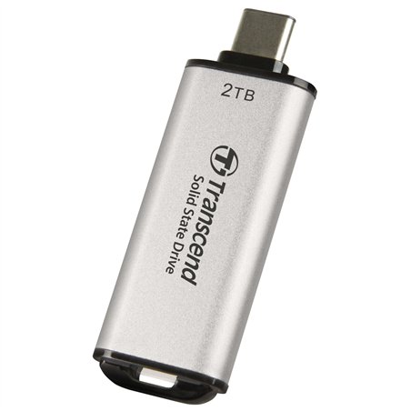 Transcend SSD ESD300S        2TB USB-C argento