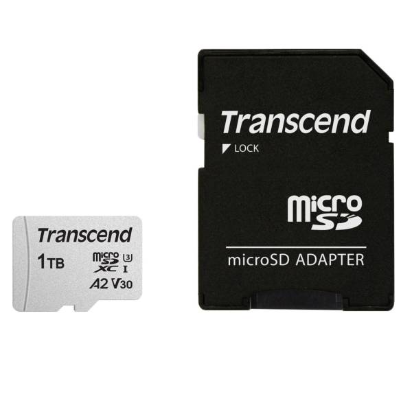 Transcend microSDXC 300S-A   1TB Class 10 UHS-I U3 V30 A2