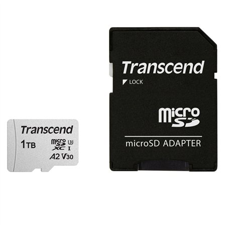 Transcend microSDXC 300S-A   1TB Class 10 UHS-I U3 V30 A2