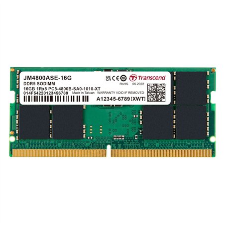 Transcend JetRAM DDR5 4800 16GB SO-DIMM