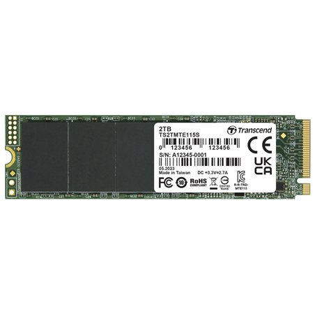Transcend SSD MTE115S        2TB NVMe PCIe Gen3 x4