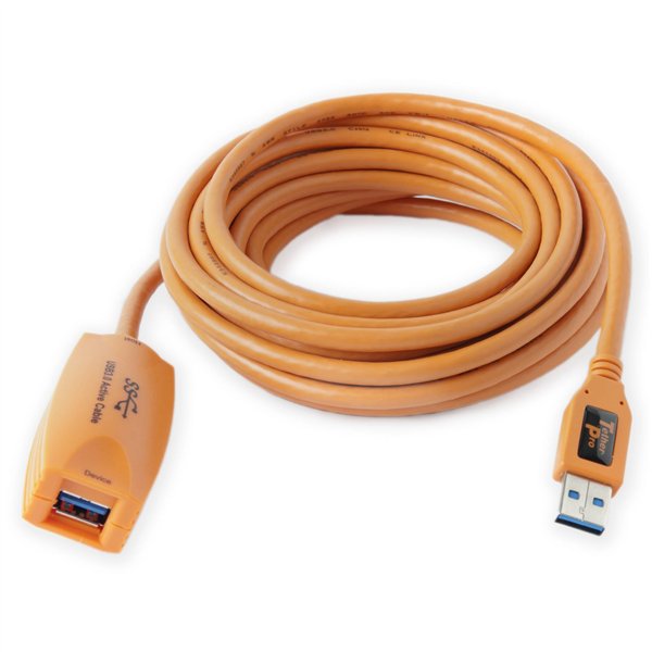 Tether Tools TetherPro USB 3.0 Active Extension 5m arancio