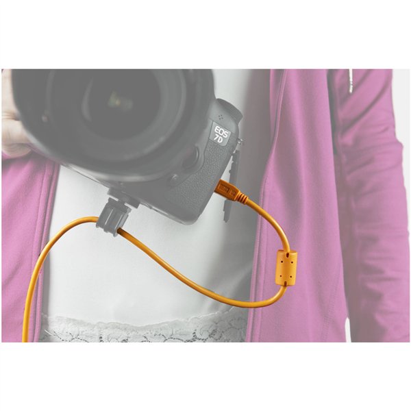 Tether Tools TetherPro USB 2.0 A/MiniB 5 Pin 4,6m arancio