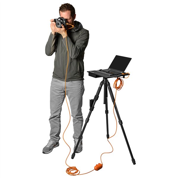 Tether Tools USB-C v. sist. cavi C 9,40m right orangeo