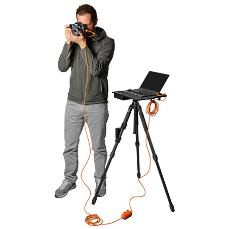 Tether Tools USB-C v. sist. cavi C 9,40m right orangeo