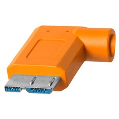 Tether Tools USB-C a sist. cavo Micro-B  right orange 2