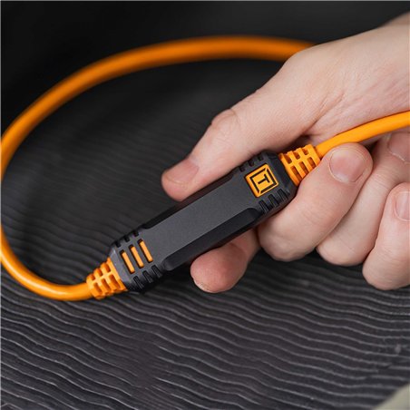 Tether Tools TetherPro USB-C auf USB-C rechter Winkel orange 9,4m