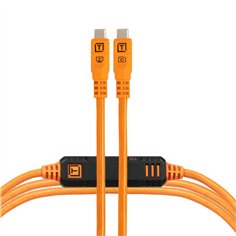 Tether Tools TetherPro USB-C Optima 10G diritta arancio 4,6m