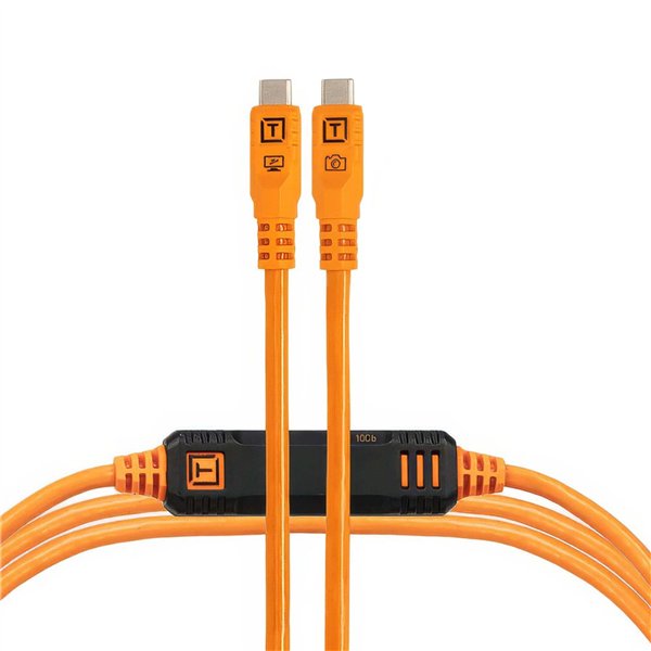 Tether Tools TetherPro USB-C Optima 10G diritta arancio 4,6m