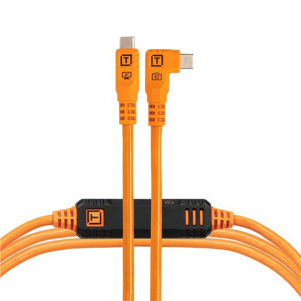 Tether Tools TetherPro USB-C Optima 10G destro arancione 4,6m