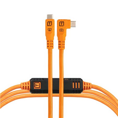 Tether Tools TetherPro USB-C Optima 10G destro arancione 4,6m