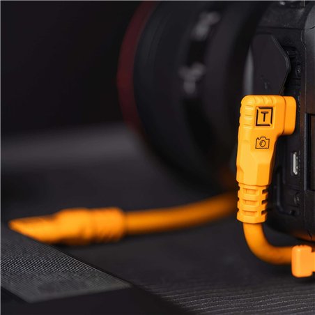 Tether Tools TetherPro USB-C Optima 10G destro arancione 4,6m