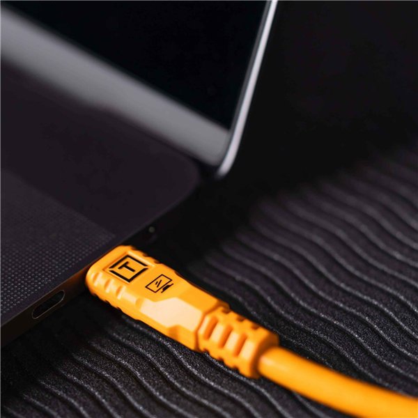 Tether Tools TetherPro USB-C Optima 10G diritta arancio 9,4m