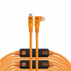 Tether Tools TetherPro USB-C Optima 10G destro arancione 9,4m