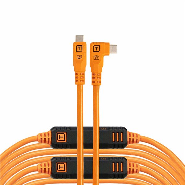 Tether Tools TetherPro USB-C Optima 10G destro arancione 9,4m