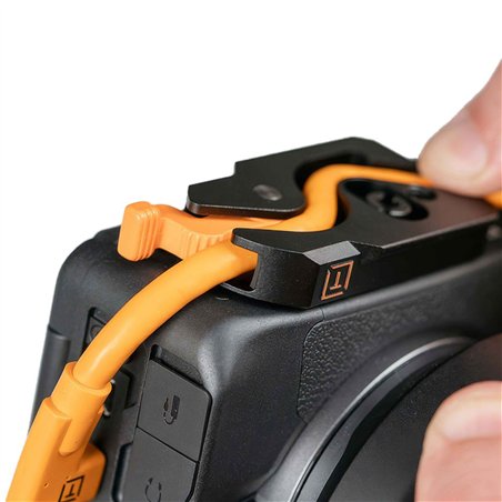 Tether Tools LeverLock&Cable Set Optima 10G destro arancione 4,6m