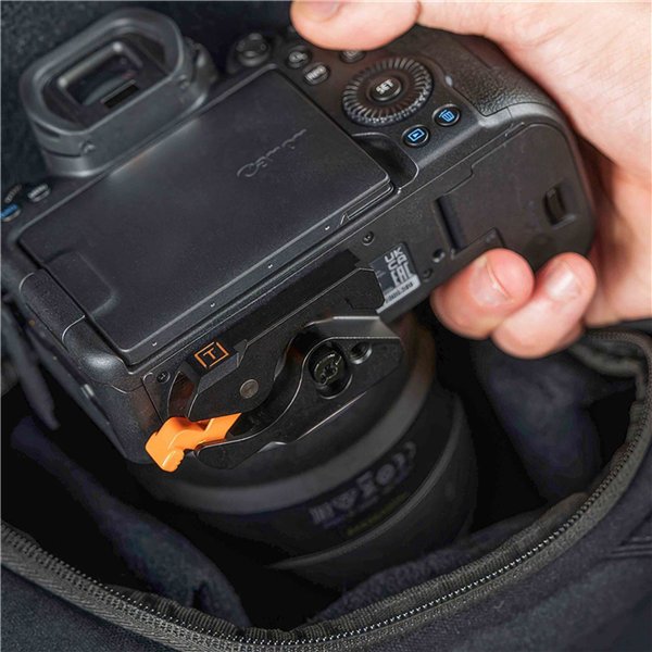 Tether Tools LeverLock&Cable Set Optima 10G diritta arancio 9,2m