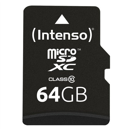 Intenso microSDXC           64GB C10 con adattatore