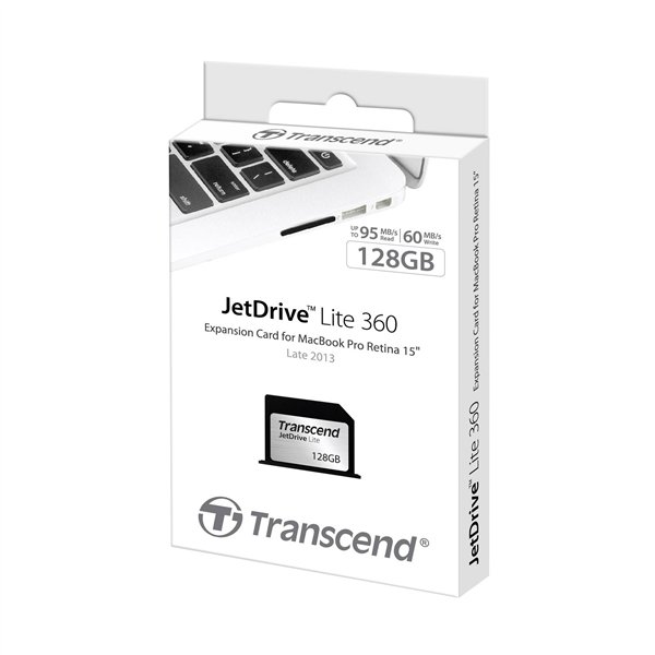 Transcend JetDrive Lite 360 128G MacBook Pro 15  Retina 2013-15