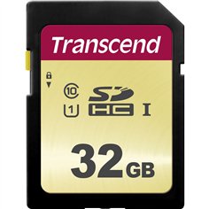 Transcend SDHC 500S         32GB Class 10 UHS-I U3 V30