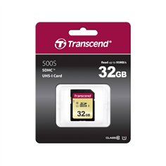 Transcend SDHC 500S         32GB Class 10 UHS-I U3 V30 2